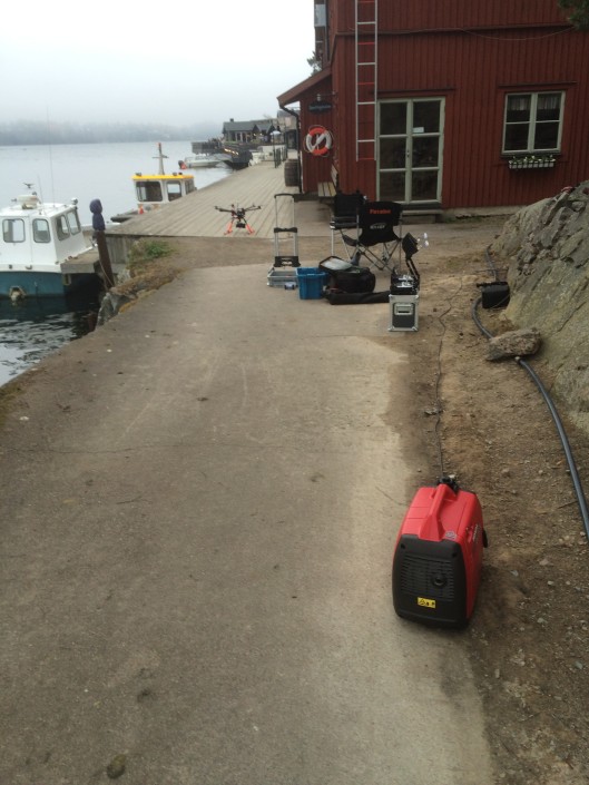 Dimma ute i stockholms skärgård